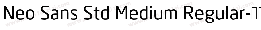 Neo Sans Std Medium Regular字体转换